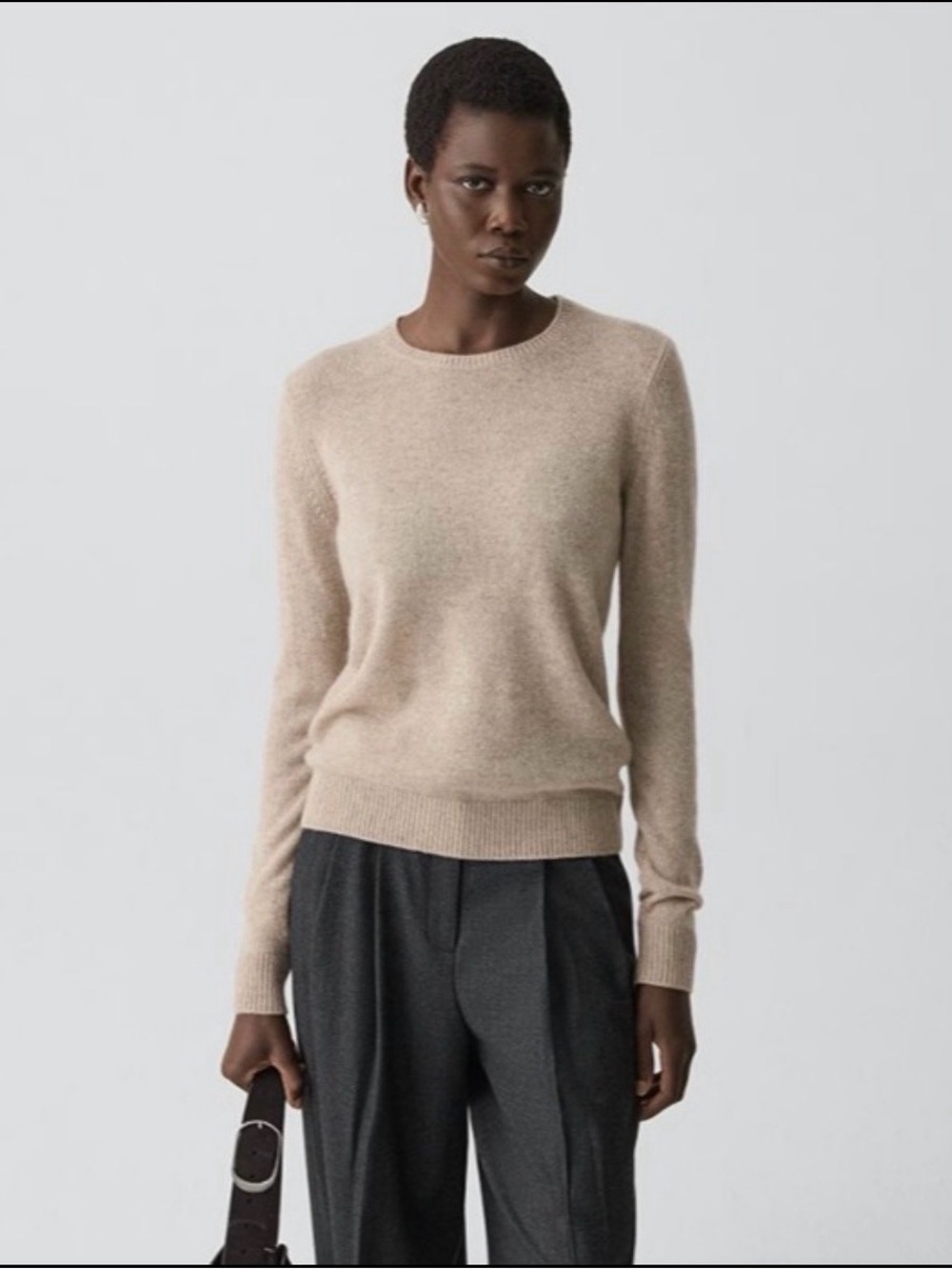 NWT Theory 100% Cashmere  Crew Neck Sweater size M